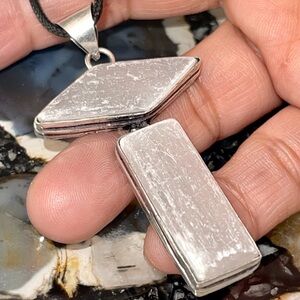 Selenite Satin Spar Pendant 2 1/4”